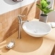 preview thumbnail 21 of 19, Vibrantbath Waterfall Bathroom Vessel Sink Faucet with Drain