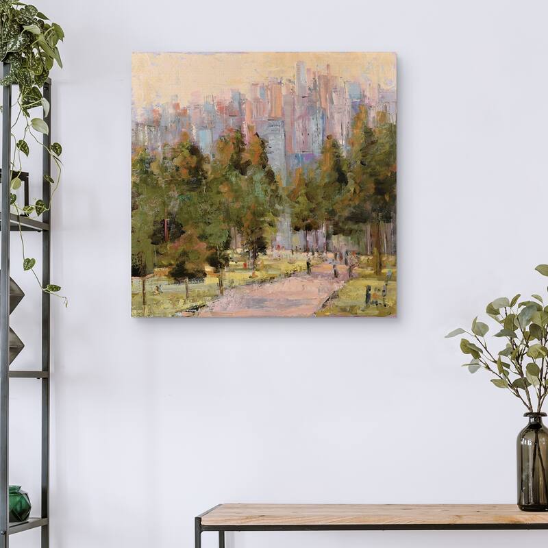 City Walk by Jennifer Stottle Taylor Canvas Art Print