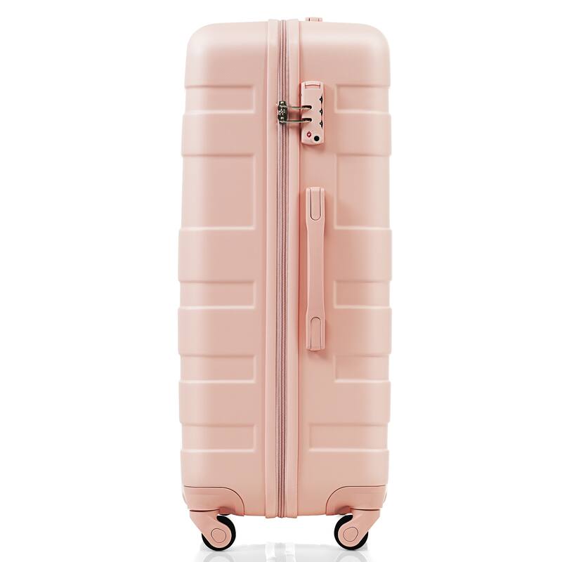 New Model ABS Hardshell 3 Piece Luggage Sets, Lightweight Durable Suitcase with Spinner Wheels and TSA Lock, for Travel