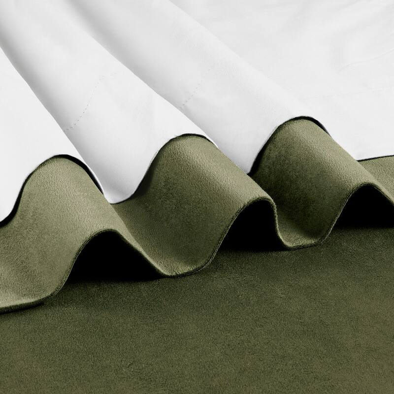 Exclusive Fabrics Signature Pleated Blackout Velvet Curtain (1 Panel)