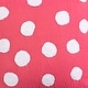 preview thumbnail 3 of 3, Cottage Home Laila Hot Pink Dot Cotton 16 Inch Throw Pillow