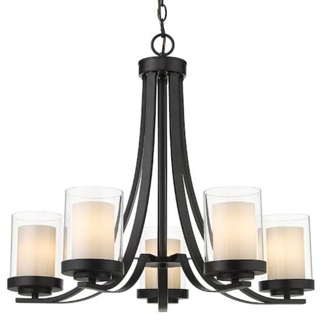 Bellevue Sylvia 5 Light 25" Wide Pillar Candle Chandelier