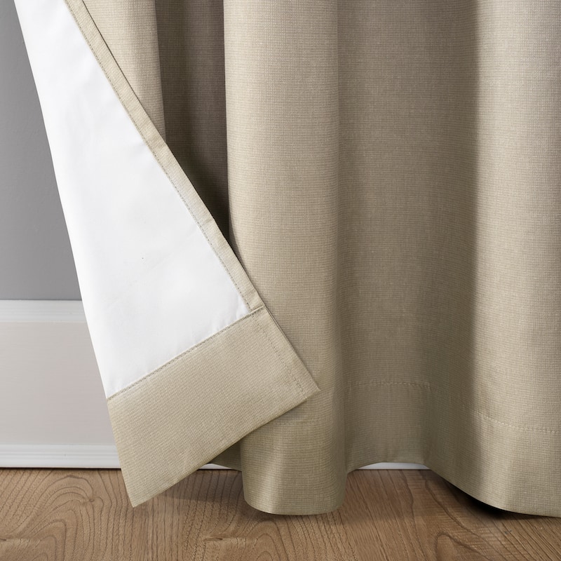 Sun Zero Cameron Thermal Insulated Total Blackout Grommet Curtain Panel, Single Panel