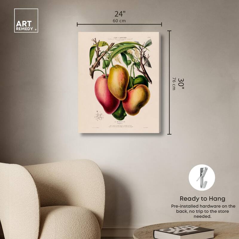 Mangoes by Etienne Denisse Canvas by Art Remedy, Gallery Wrapped