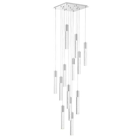 Finesse Decor Sparkling Crystal Chandelier- 13 Adjustable Pendants