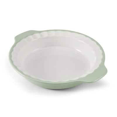 KitchenAid Vitrified Stoneware 9 Inch Pie Plate, Pistachio
