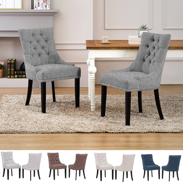 slide 1 of 43, Grandview Tufted Dining Chair (Set of 2) Upholstered