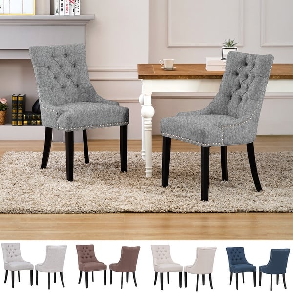Grandview Tufted Dining Chair (Set of 2) Upholstered Bed Bath & Beyond 31840326