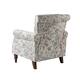 HULALA HOME Nailhead Trim Traditional Accent Armchair with Rolled Arms