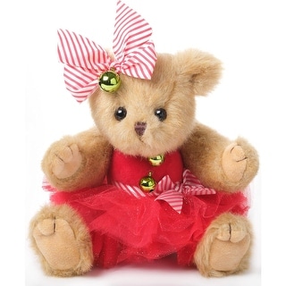 Bearington Jingle Toes Christmas PlushTeddy Bear Elf Stuffed Animal