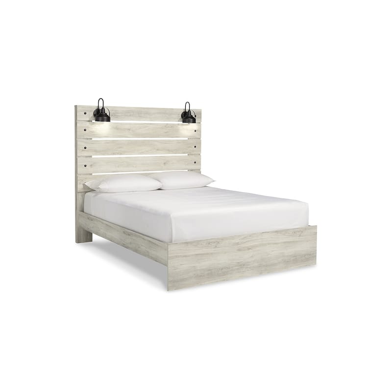 Cambeck Whitewash Panel Bed