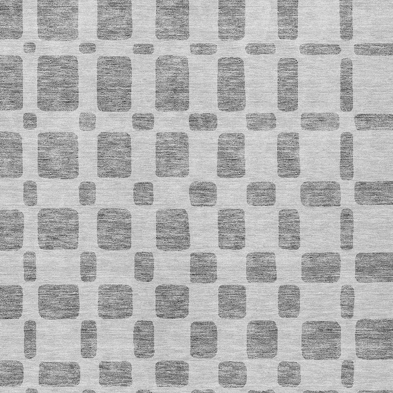HomeRoots Geometric Transitional Rectangle Outdoor Rug