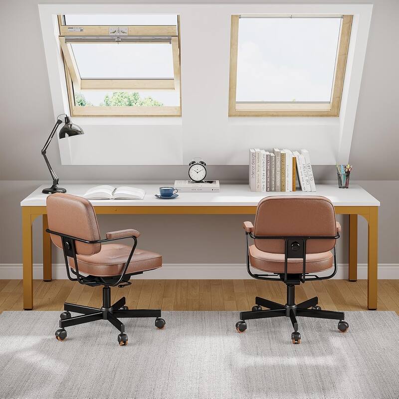 78.7" Extra Long Computer Desk/Table, Work Desk, Double Workstation Desk for Home Office