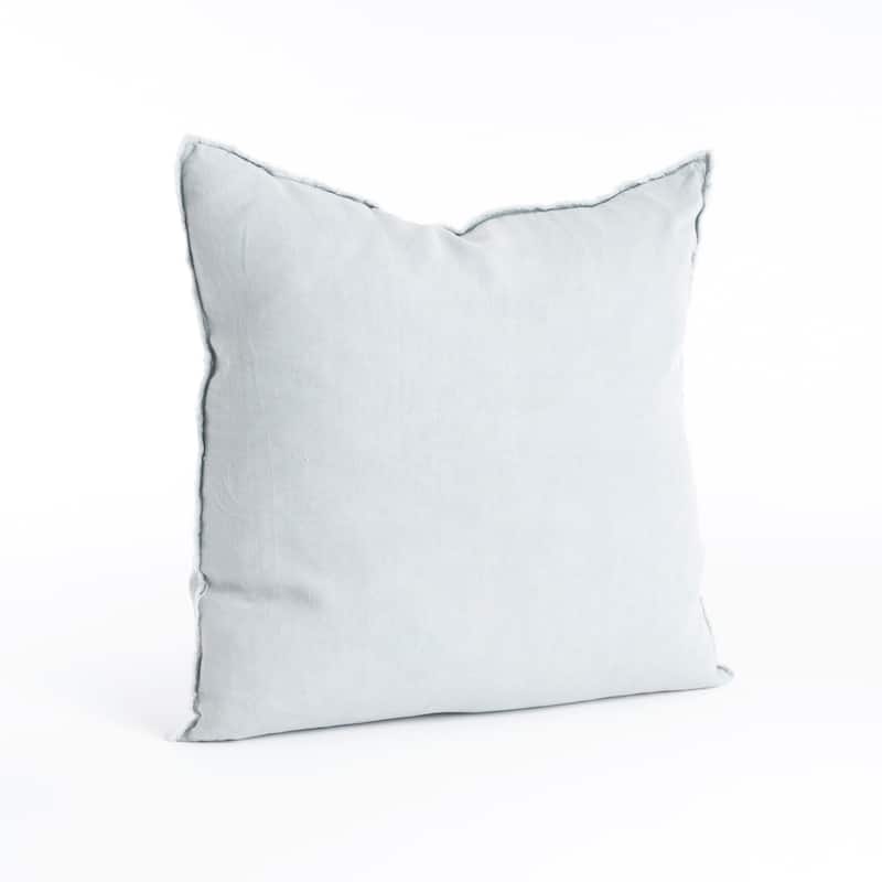 Fringed Design Down-Filled Throw Pillow