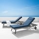 preview thumbnail 19 of 21, Portofino Casual 2 Piece Sunbrella Outdoor Patio Lounger & Mattress