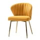 preview thumbnail 15 of 105, Luna Modern Glam Upholstered Tufted Back Side Accent Dining Chair with Small Base by HULALA HOME