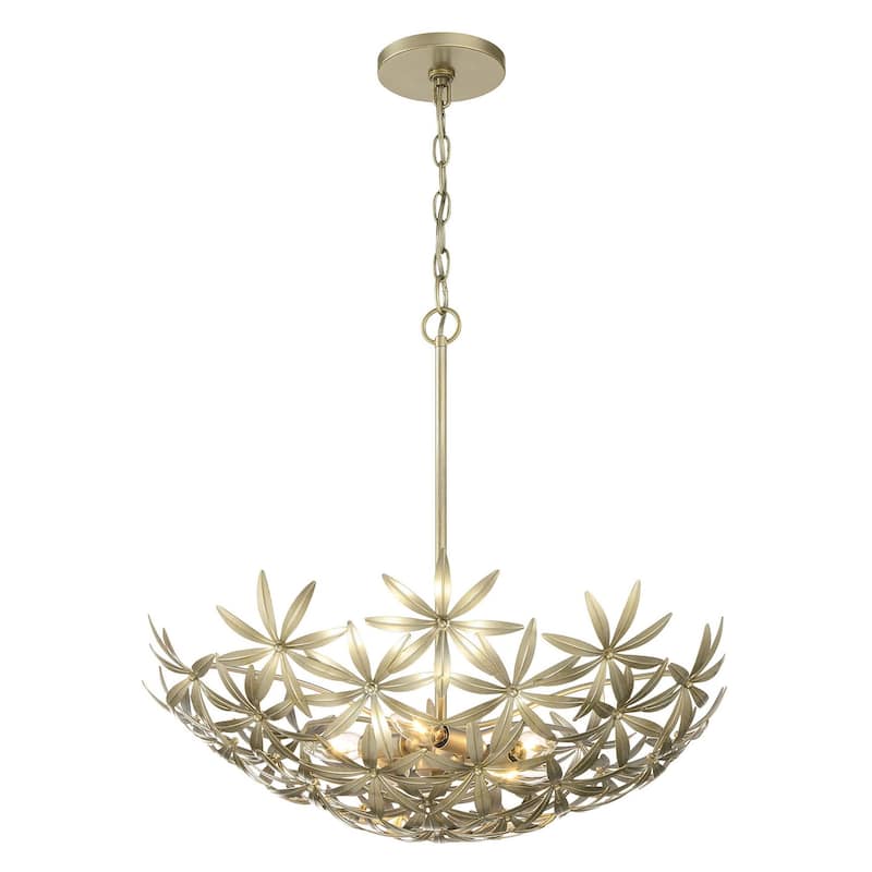 Minka Lavery 2146 Flower Child 4 Light 21" Wide Bowl Pendant
