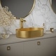 preview thumbnail 2 of 6, Karran Cinox Stainless Steel Oval Vessel Sink