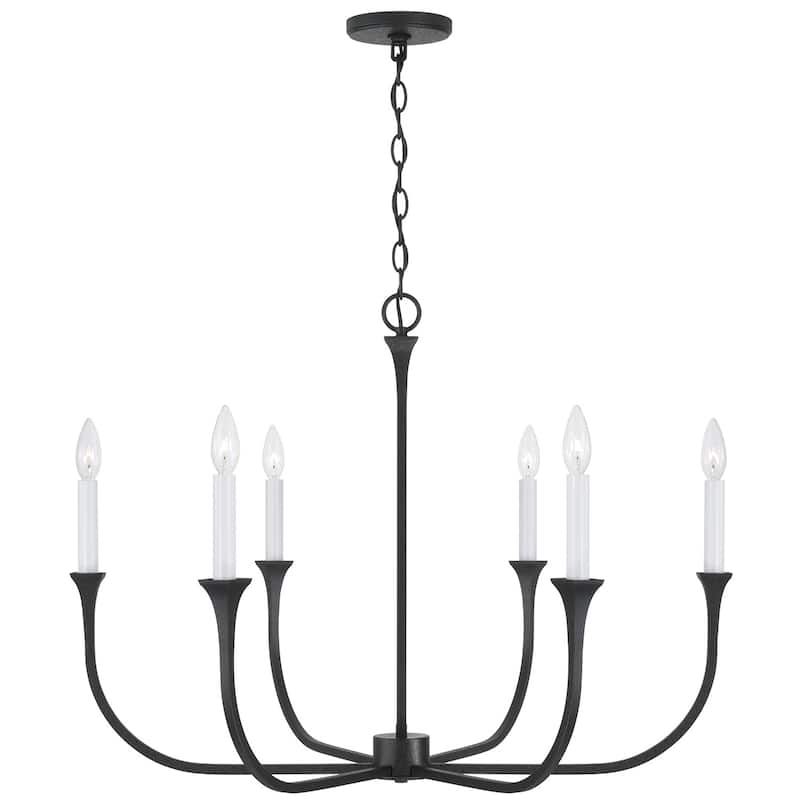 Decklan 6-Light Chandelier - 32"W x 24"H