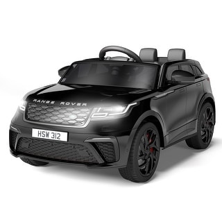 Ride On Car Licensed Land Rover w/Parent Remote Control Black