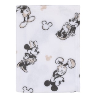 Disney Mickey and Minnie Mouse Super Soft Baby Blanket