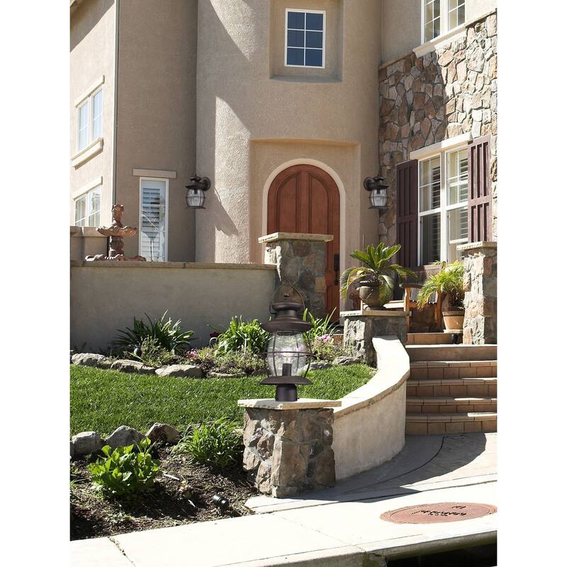 Torch 21'' High 1-Light Outdoor Sconce - Hazelnut Bronze - 21 inch Tall