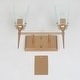 preview thumbnail 18 of 16, Mirha Mid-Century Modern Industrial Dimmable Glass Wall Sconce Bathroom Vanity Lights Foyer Powder room Hallway