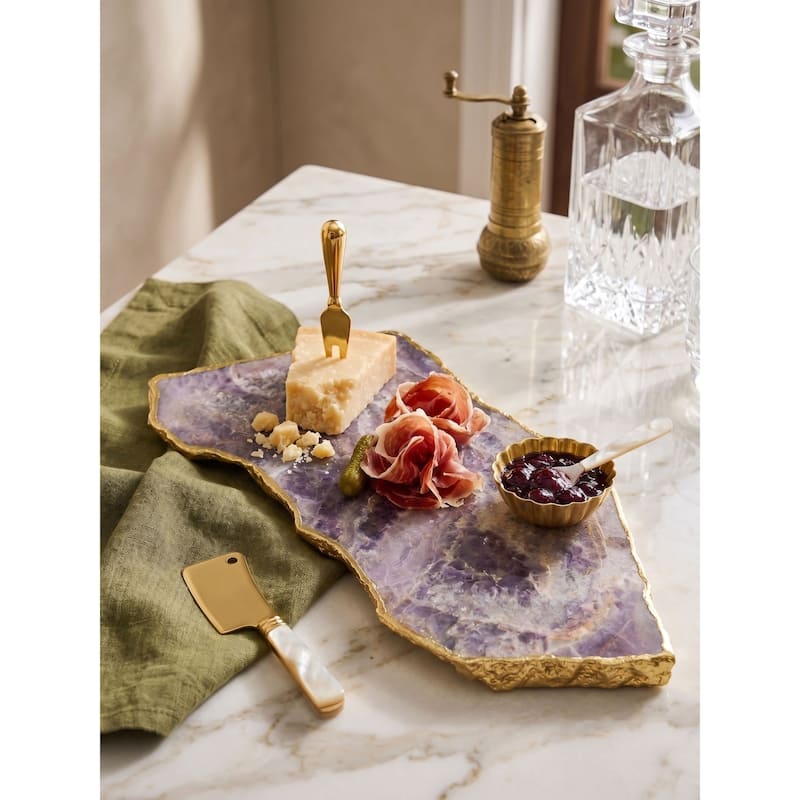 Dazzle Amethyst Cheese Board