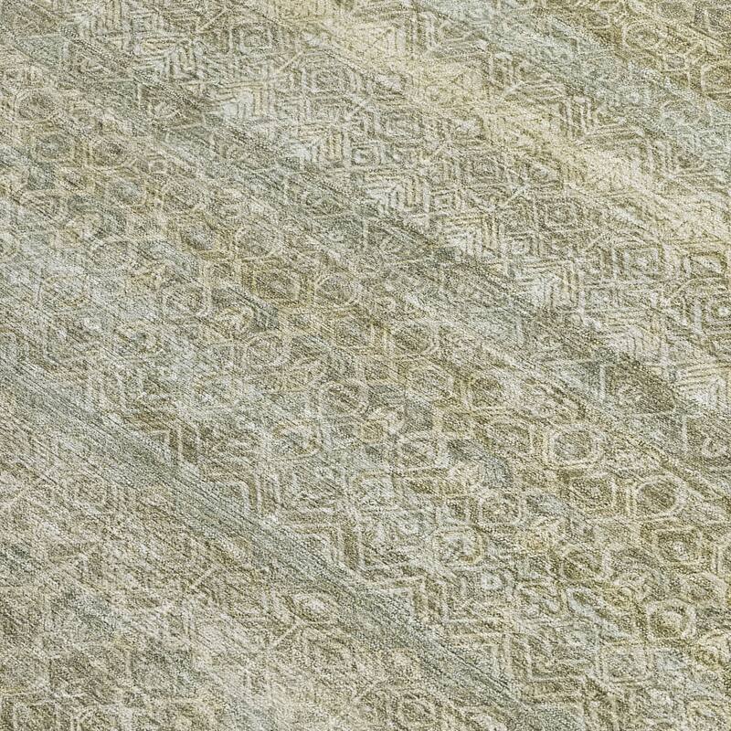 HomeRoots Striped Transitional Rectangle Outdoor Rug