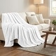 preview thumbnail 41 of 76, Superior Alaska Quilted Diamond Plush Fleece Blanket For Couch or Bed Throw - White