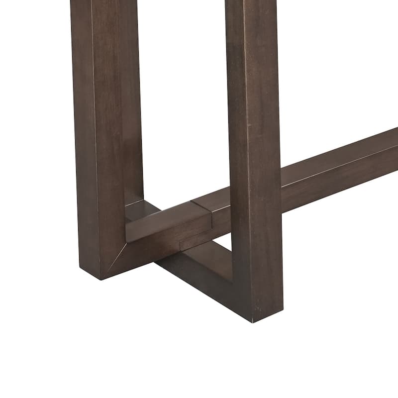 59" Narrow Console Table, Living Room Rectangular Entryway Sofa Table