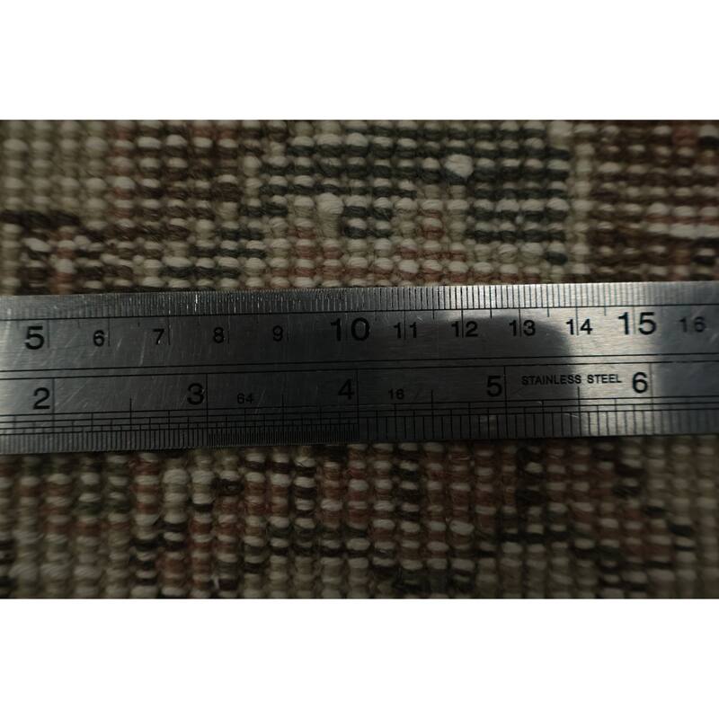 Hand Knotted Oriental 100% Wool Carpet Transitional Floral Red Anatolian Area Rug - 9' 5'' X 6' 0''