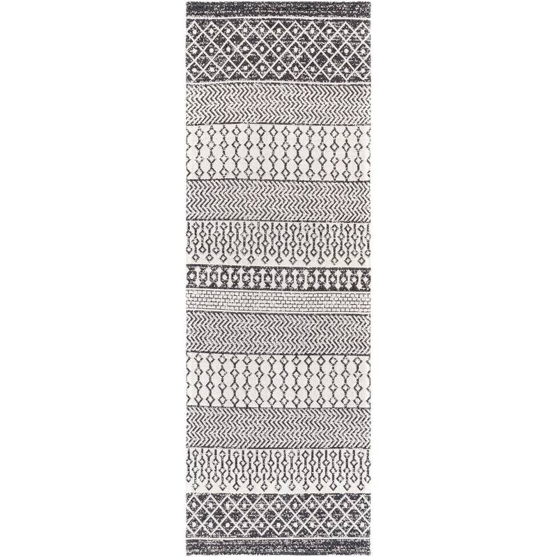 Livabliss Marbrey Moroccan Stripe Cotton Area Rug