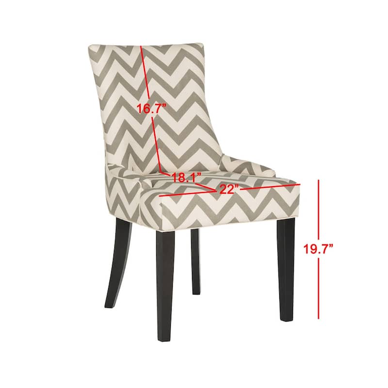 SAFAVIEH Lester Dining Chair (Set of 2) - 24"W x 25"D x 39"H