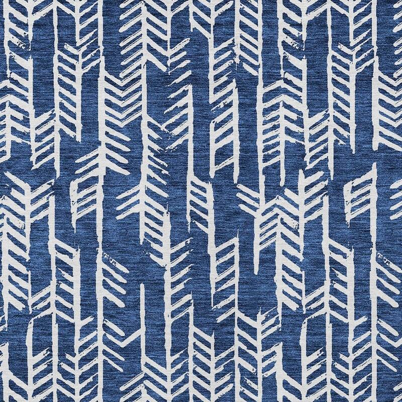 HomeRoots Tribal Transitional Rectangle Outdoor Rug