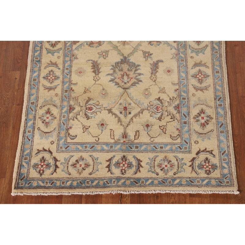 Kazak Oriental Accent Rug Handmade Floral Wool Carpet - 3'2"x 5'2"
