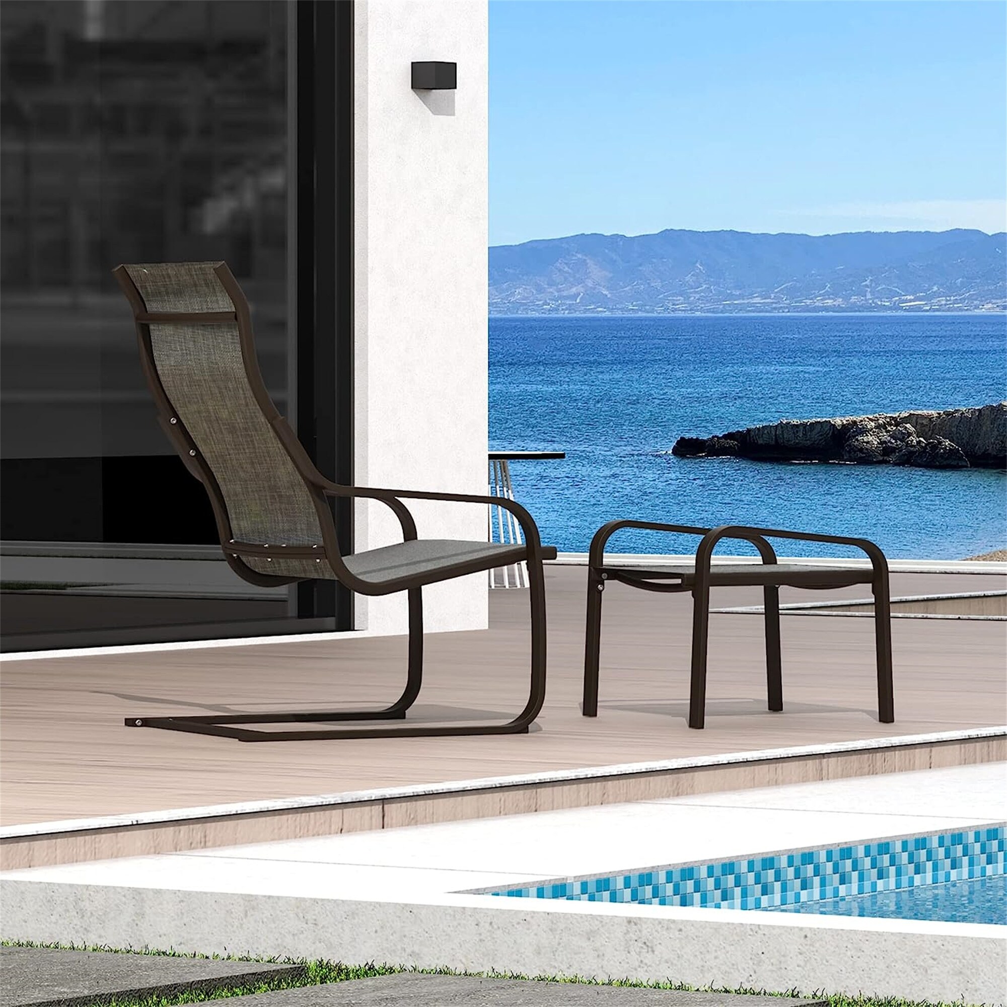 Outdoor spring hotsell motion chairs
