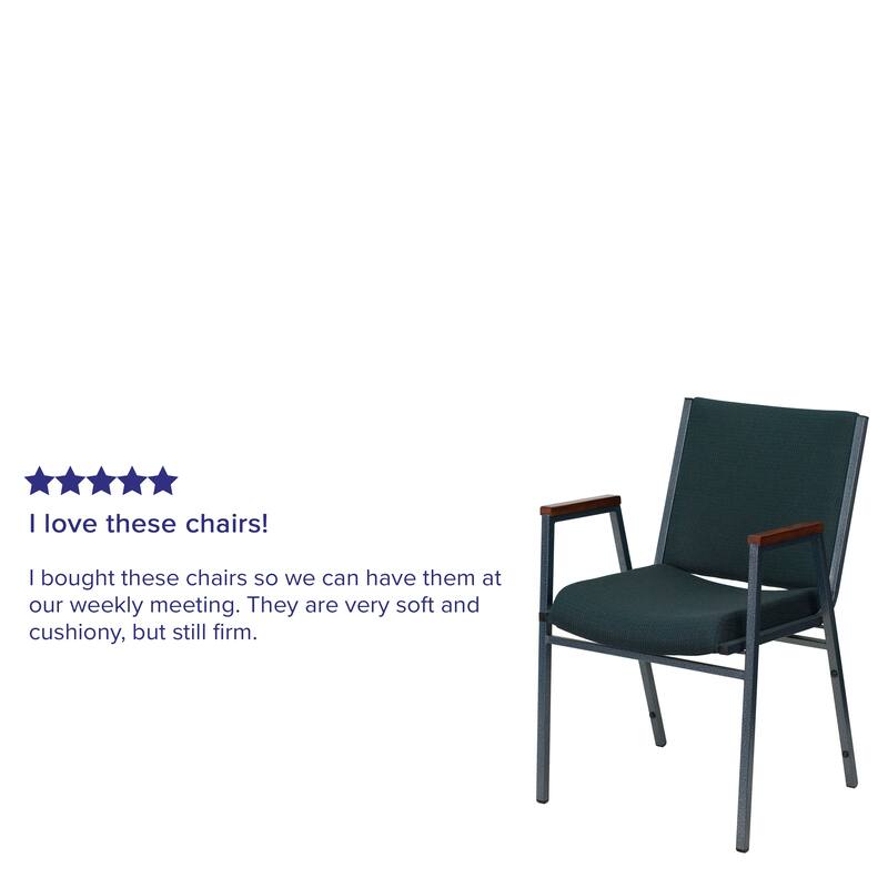 Heavy Duty Stack Chair with Arms