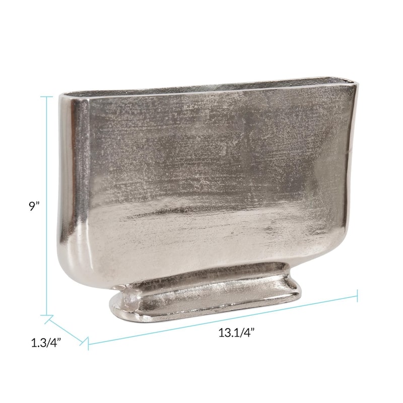 Bowden Silver Vase- Wide