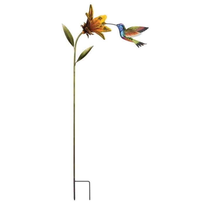 Hummingbird Flower Stakes - Purple Coronet