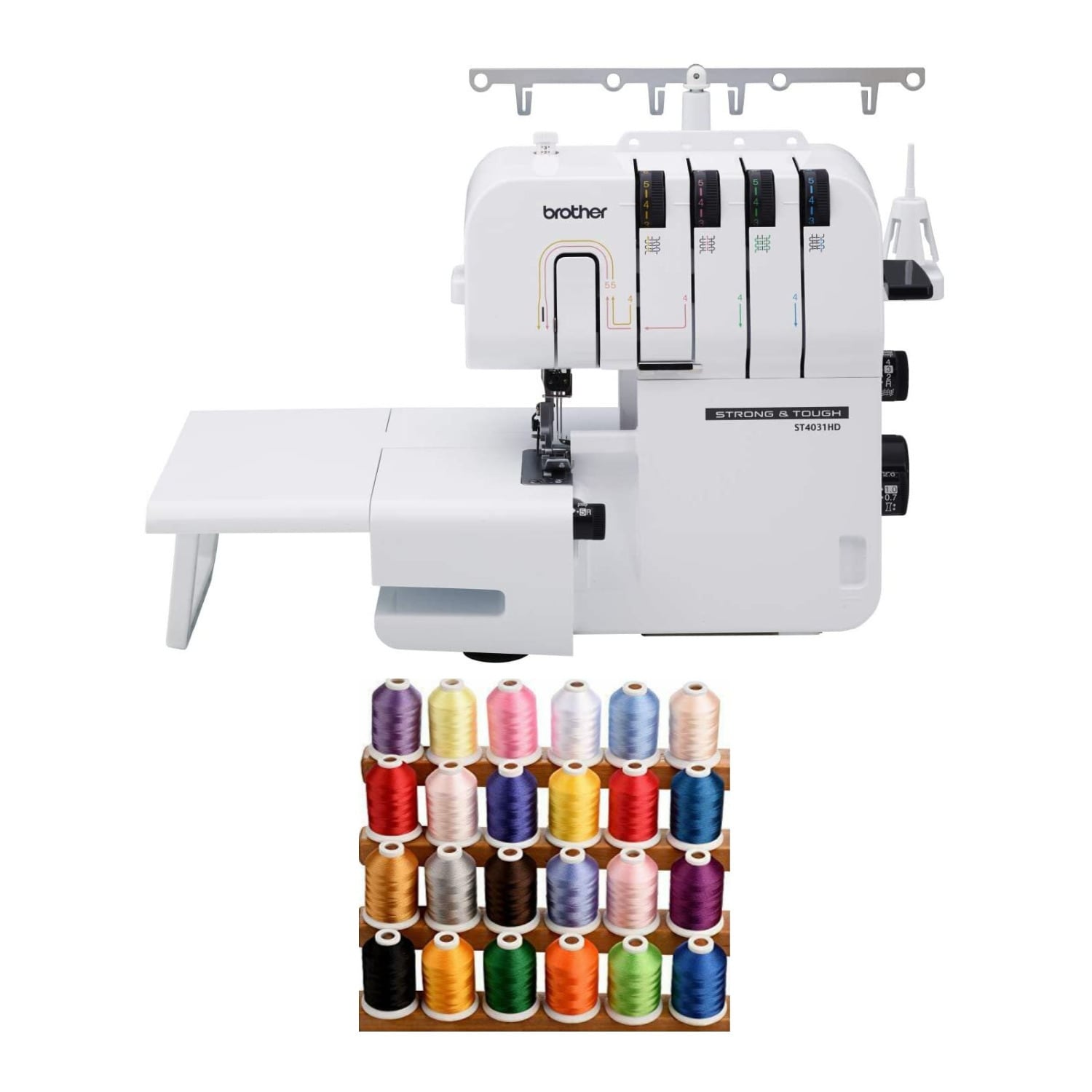 Brother Serger Durable Metal Frame Overlock Machine Bundle