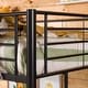 preview thumbnail 4 of 12, Walker Edison Abner Black Metal Classic Twin Loft Bed