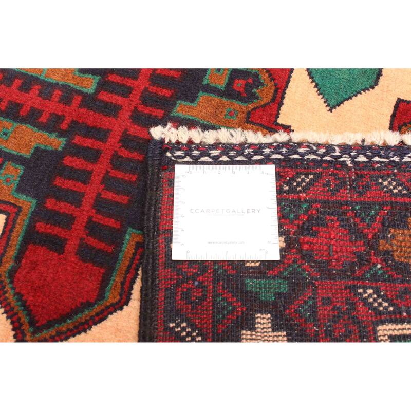 ECARPETGALLERY Hand-knotted Teimani Beige Wool Rug - 2'11 x 4'10