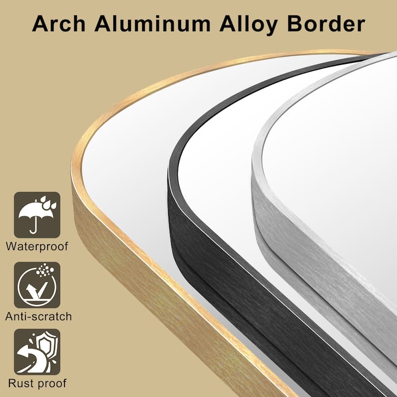 Arched Full Length Mirror Large Floor Mirror