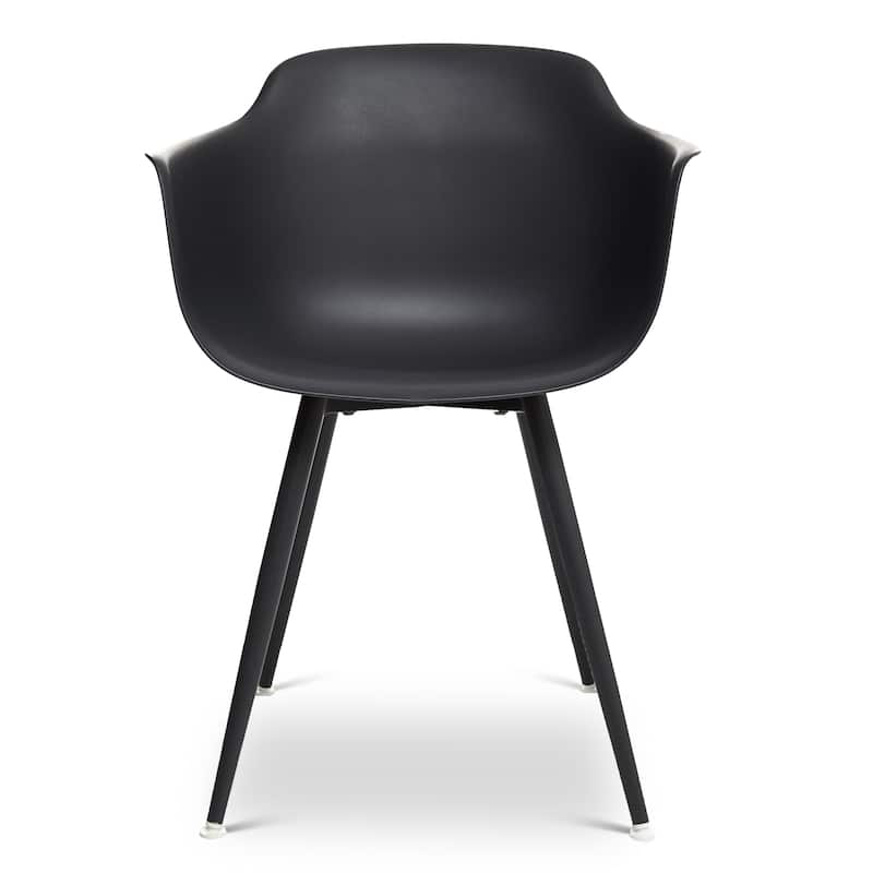 Dana Arm Chair - Set of 4 - Black Frame