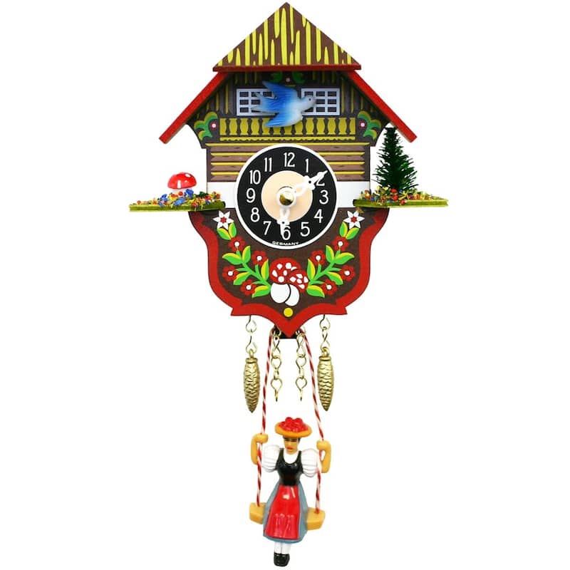 5" Engstler Battery-Operated Mini Cuckoo Wall Clock