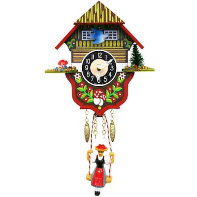 5" Engstler Battery-Operated Mini Cuckoo Wall Clock