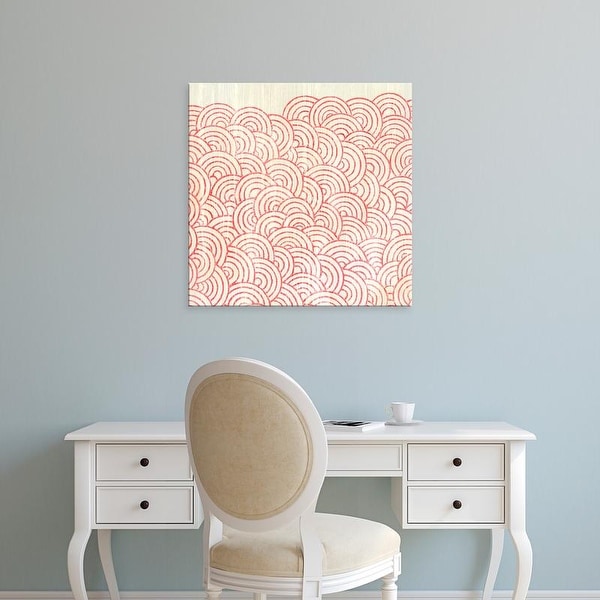 Easy Art Prints June Erica Vess's 'Weathered Patterns in Red I' Premium Canvas Art