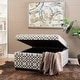 preview thumbnail 13 of 16, Tempe Grey Geometric Storage Ottoman by Christopher Knight Home