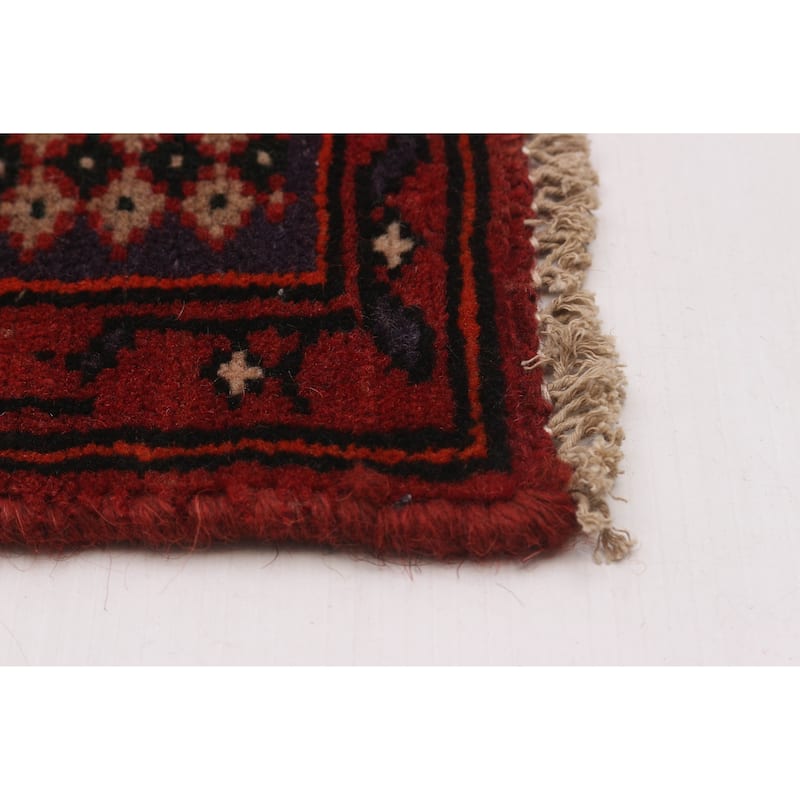 ECARPETGALLERY Hand-knotted Andelz Red Wool Rug - 4'2 x 6'9